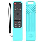 OURHZTB Coque en silicone MR25GA pour télécommande LG MR25GA Magic Smart TV, housse de protection souple antidérapante anti-perte et anti-poussière (bleu lumineux)