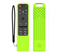 OURHZTB Coque en silicone MR25GA pour télécommande LG MR25GA Magic Smart TV - Housse de protection souple antidérapante et anti-poussière (vert lumineux)