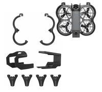 OURHZTB Ensemble de protection anti-collision 3 en 1 pour DJI Neo 2 Accessoires, protecteur d'hélice + train d'atterrissage + pare-chocs de cardan pour DJI Neo 2 Accessoires (Noir)