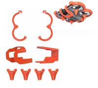 OURHZTB Ensemble de protection anti-collision 3 en 1 pour DJI Neo 2 Accessoires, protection d'hélice + train d'atterrissage + pare-chocs de cardan pour DJI Neo 2 Accessoires de drone (Orange)