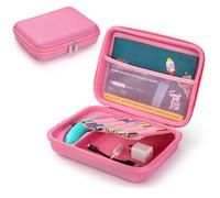 OURHZTB Étui de transport compatible avec 3Doodler Start+ Essentials (2024) pour enfants, sac de rangement portable pour stylo d'impression 3D, recharge de filament et câble de charge, rose