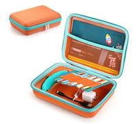 OURHZTB Étui de transport compatible avec 3Doodler Start+ Essentials (2024) pour enfants, sac de rangement portable pour stylo d'impression 3D, recharge de filament et câble de charge, Orange
