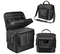 OURHZTB Étui de transport compatible avec BLUETTI Elite 100 V2 - Sac de rangement de voyage avec poches, fenêtres de dissipation de la chaleur et accessoires de bandoulière