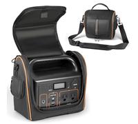 OURHZTB Étui de transport compatible avec la station d'alimentation portable Jackery Explorer 300, sac de rangement de voyage étanche avec fermeture éclair latérale, poches pour câble de charge et