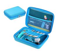 OURHZTB Étui de transport compatible avec les stylos 3D 3Doodler Start+ Essentials pour enfants - Sac de rangement portable pour stylo d'impression 3D, recharge de filament et câble de charge, bleu