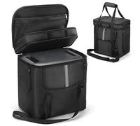 OURHZTB Étui de transport compatible avec station d'alimentation portable BLUETTI AC180, sac de rangement de voyage en plein air avec fermeture éclair latérale, poches à deux couches pour câble de