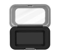 OURHZTB Étui magnétique pour filtre d'objectif DJI Osmo Pocket 3, résistant à la poussière et à l'eau, sac de rangement transparent pour filtre ND UV CPL, Noir, Small-Storing 3 Filters, Fenêtre