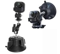 OURHZTB GO Ultra Ventouse Support de fixation rotatif à 360° pour pare-brise de voiture avec adaptateur d'extension pour Insta360 Go Ultra et autres caméras d'action Accessoires
