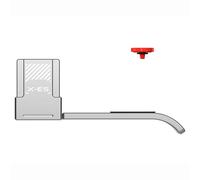 OURHZTB Griffe en métal pour FUJIFILM X-E5, poignée de pouce en alliage d'aluminium avec protection de griffe et bouton d'obturateur, support de pouce pour accessoires d'appareil photo X-E5 (argent)