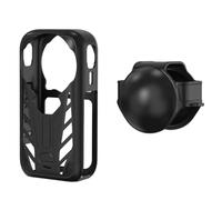 OURHZTB Housse en silicone pour objectif compatible avec Insta360 X6 | Housse de protection souple avec cache d'objectif pour Insta 360 X6, ajustement précis, protection complète
