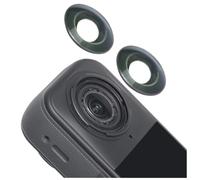 OURHZTB Kit complet de lentilles de rechange pour Insta360 X5 - Accessoires de réparation d'objectif d'appareil photo - Lentilles en verre optique HD avec kit d'outils de démontage et de nettoyage