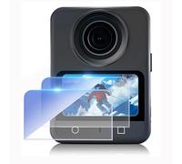 OURHZTB Lot de 2 films de protection d'écran pour appareil photo DJI Osmo 360 - Ultra fin - En verre trempé - Dureté 9H - Anti-rayures - Sans bulles d'air