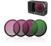 OURHZTB Lot de 4 filtres CPL ND pour DJI Osmo Action 6 - Filtres d'objectif d'appareil photo ND8 ND16 ND32 CPL Polariseur ND réduction de la lumière - Filtre à densité neutre - Verre optique HD