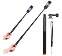 OURHZTB Perche à selfie invisible de 160 cm pour Insta360 X5 X4 X3 X4 Air, longue perche télescopique pour DJI OSMO 360, avec monopode étendu de 6,35 mm avec adaptateur d'accessoires d'appareil photo