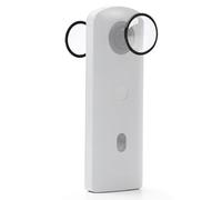 OURHZTB Protection d'objectif collante pour Ricoh Theta SC2/S/V, accessoires d'appareil photo haute transmission, coque de protection PC avec étui de protection d'objectif