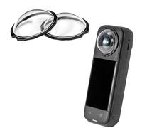 OURHZTB Protections d'objectif amovibles standard pour Insta360 X5, anti-rayures et haute transparence en polycarbonate pour objectif d'appareil photo Insta360 X5 Accessoires