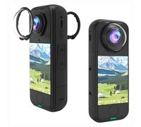 OURHZTB Protections d'objectif de qualité supérieure pour Insta360 X4 Air, haute transparence 10H optique en verre trempé avec revêtement AR, compatible avec les accessoires d'appareil photo Insta 360