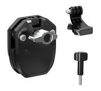 OURHZTB Support de fixation en aluminium pour pare-brise de moto Insta360 X5 X4 X3, fixation rapide pour caméra d'action DJI Osmo 360 Action 5 Pro