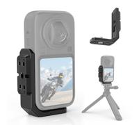 OURHZTB Support vertical horizontal pour Insta360 X6 plaque L à action | Support horizontal en alliage d'aluminium avec trou de vis de 0,6 cm et adaptateur magnétique à dégagement rapide