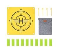 OURHZTB Tapis d'atterrissage de drone étanche double face pour DJI Mavic 4 Pro/Air 3S/Avata 2, tablier de stationnement réfléchissant universel pliable pour drone et hélicoptère Accessoires