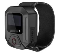 OURHZTB Télécommande Bluetooth compatible avec DJI Osmo Action 4/5 Pro, étanche sans fil, GPS, Bluetooth, déclencheur d'appareil photo, avec câble de charge de type C, deux sangles de poignet