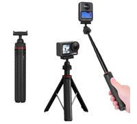 OURHZTB Trépied d'extension magnétique pour DJI Osmo 360/Action 5 Pro/4/3, rotation à 360°, mini perche à selfie, poignée de trépied avec adaptateur de montage à dégagement rapide, accessoires de