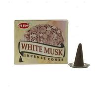 Ourlet 10 Cônes d'encens Musc blanc