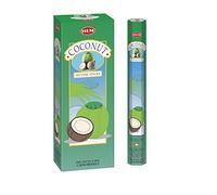 Nouveau : Ourlet Hexa de bâtons d'encens Noix de coco 20 bâtons, 6packs = 120 bâtonnets
