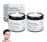 Ourlyard Crème réparatrice au magnésium, Crème cicatrisante au magnésium, Lotion réparatrice professionnelle pour les articulations, Ingrédients naturels pour tous types de peau (2pcs)