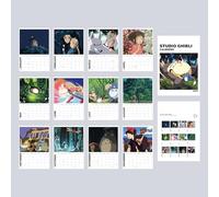 Ouroboros Art & Design - Affiches et impressions Studio Ghibli dans un calendrier mural 2025 - Le calendrier mural parfait - Planificateur pour une organisation facile