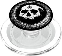 Ouroboros avec crâne à l'intérieur Occulte Croix de Léviathan satanique PopSockets PopGrip pour MagSafe