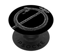 Ouroboros Épée Serpent/Serpent Mangeant la Queue/Cycle éternel PopSockets PopGrip Adhésif
