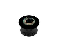 Ouroboros Quetzalcoatl Serpent Aztèque Maya Art PopSockets PopGrip Adhésif