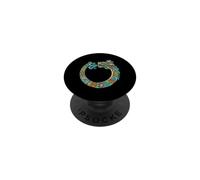 Ouroboros Quetzalcoatl Serpent Aztèque Maya Art PopSockets PopGrip Adhésif