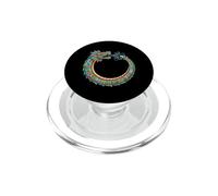 Ouroboros Quetzalcoatl Serpent Aztèque Maya Art PopSockets PopGrip pour MagSafe