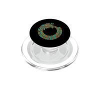 Ouroboros Quetzalcoatl Serpent Aztèque Maya Art PopSockets PopGrip pour MagSafe
