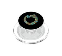 Ouroboros Quetzalcoatl Serpent Aztèque Maya Art PopSockets PopGrip pour MagSafe