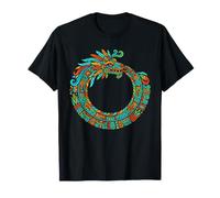 Ouroboros Quetzalcoatl Serpent Aztèque Maya Art T-Shirt