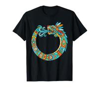 Ouroboros Quetzalcoatl Serpent Aztèque Maya Art T-Shirt