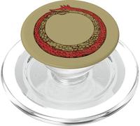 Ouroboros Serpent ou Dragon Mordant sa Queue médiévale PopSockets PopGrip pour MagSafe