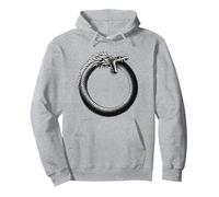Ouroboros - Tatouage légendaire du Dragon Uroboros Sweat à Capuche