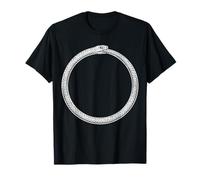 Ouroboros Uroboros Serpent Serpent Vintage Gravure sur bois T-Shirt