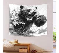 Ours 3D Effet Tapisserie Art Mural Tapisserie Murales DécoSourision Murale En Tissu Pour La DécoSourision De Chambre À Coucher, DécoSourisions Murales, Art Mural, Nappes Tapisseries 130cmx150cm