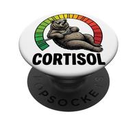 Ours À Faible Teneur en Cortisol Memes Bear PopSockets PopGrip Adhésif