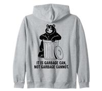 Ours Amusant de Dessin animé « It is Garbage Can Not Garbage Cannot » Sweat à Capuche