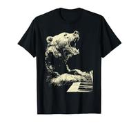 Ours Amusant Jouant du Piano, Musicien, pianiste Graphique T-Shirt