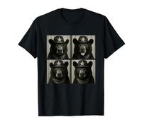 Ours amusants, cowboys, animal western vintage, Wild West T-Shirt