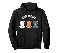 Ours Amusants et Mignons en Mode Zen, Yoga Kawaii, sans Stress Sweat à Capuche