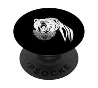 Ours avec Collier Ruth Bader Ginsburg I Dissent RGB PopSockets PopGrip Adhésif