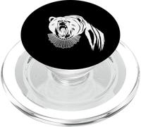 Ours avec Collier Ruth Bader Ginsburg I Dissent RGB PopSockets PopGrip pour MagSafe